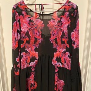 Free People vibrant tunic/short dress